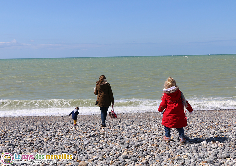 plage de galets dieppe