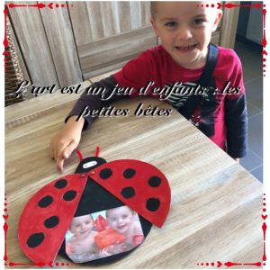 coccinelle avec photo enfant