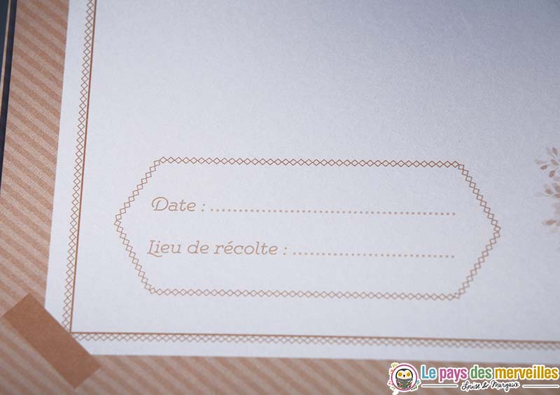 recolte livre herbier