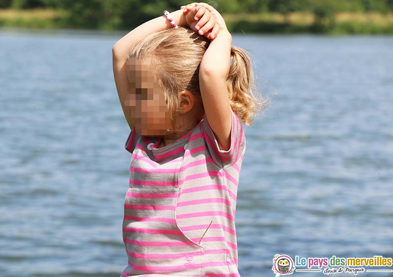 robe rose rayee marin