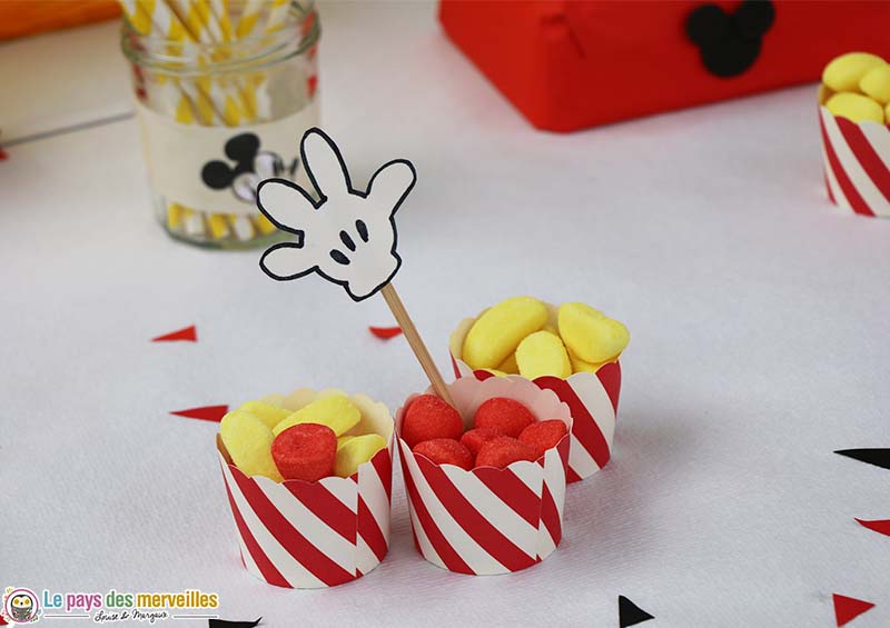 bonbon deco sweet table mickey