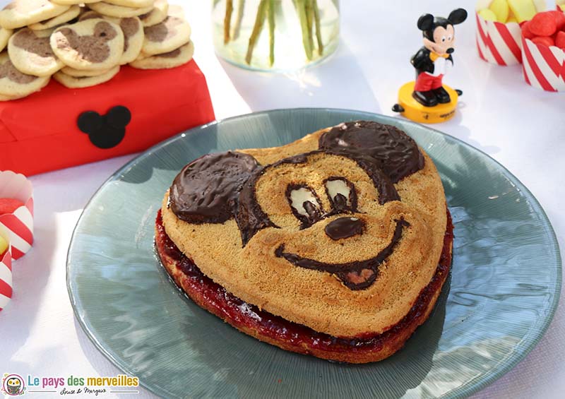 gateau sans gluten Mickey