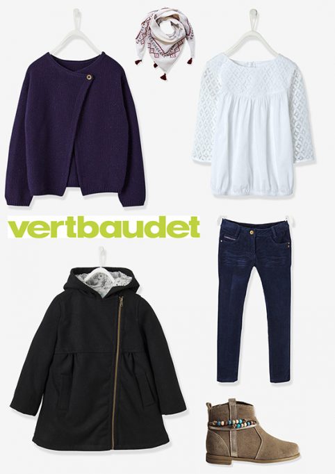 tenue fille vertbaudet