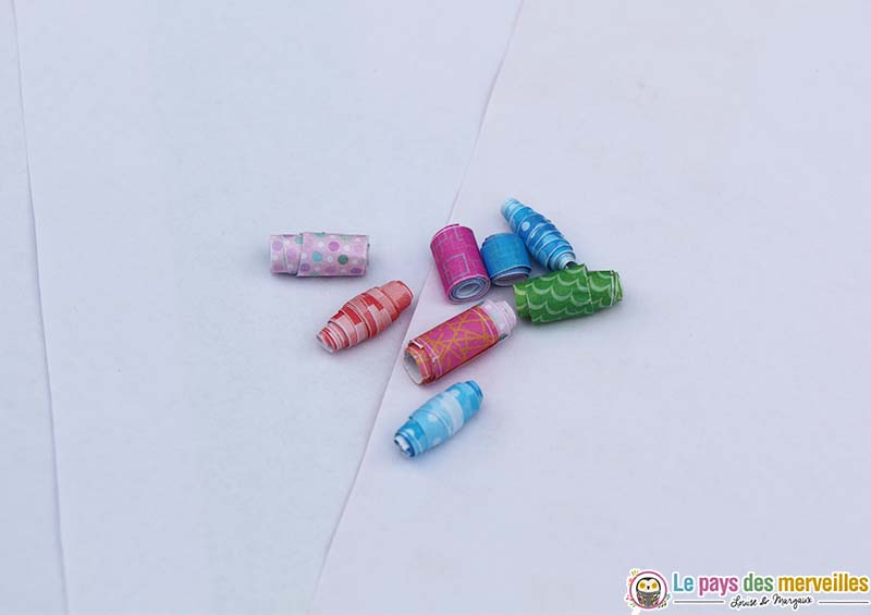 perles en papier