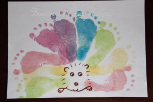 herisson-arc-en-ciel-empreinte-pied