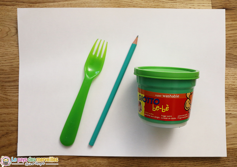 materiel peinture a la fourchette