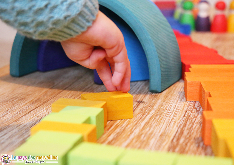 cube en bois enfant