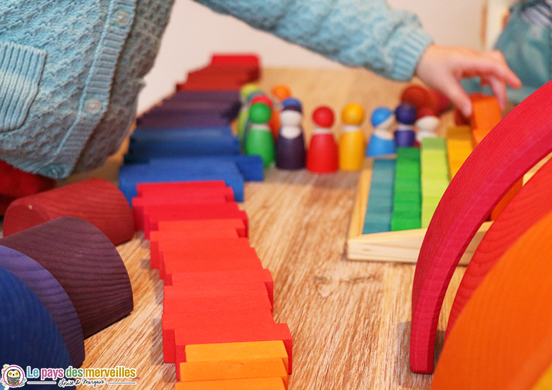 jeu de construction cube en bois