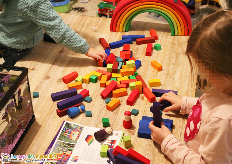 jeu de construction en bois