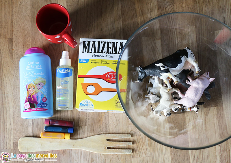 ingredient pate maizena gel douche