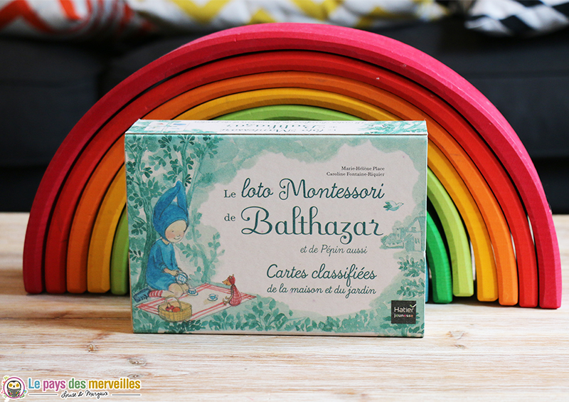 Jeu le loto Montessori de Balthazar et de Pépin aussi 