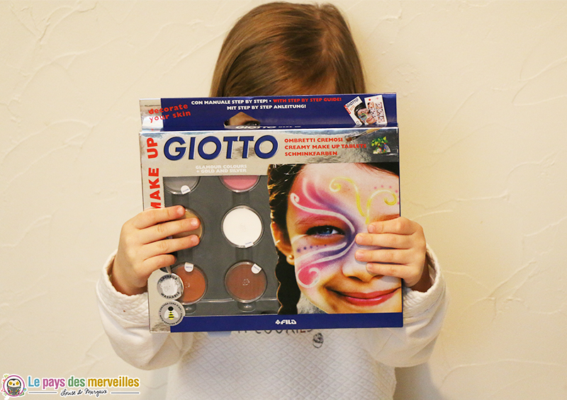 Palette de maquillage Giotto aux couleurs Glamour