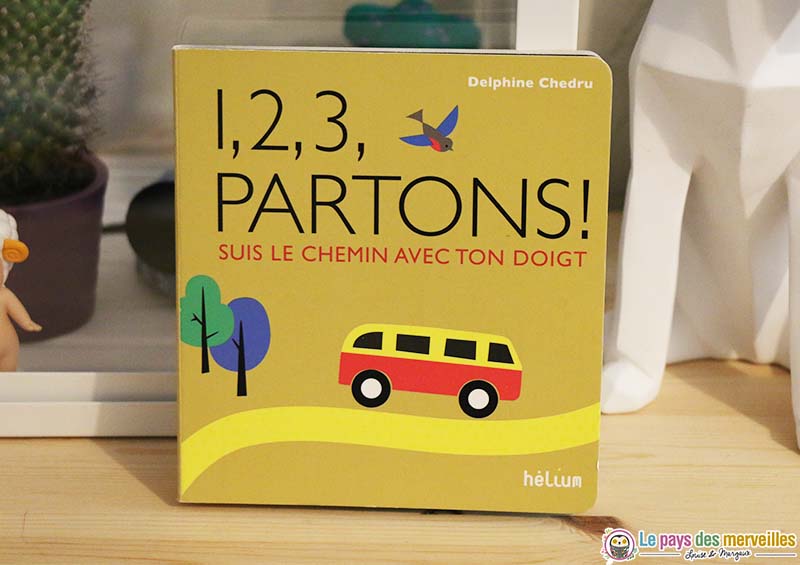 livre 123 partons suis le chemin avec ton doigt