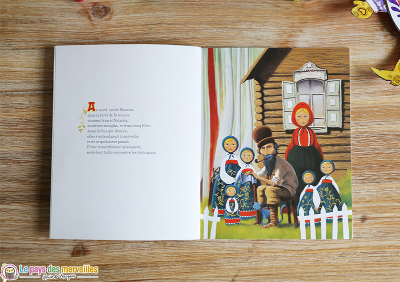 Illustration de la famille du livre dans Matriochka