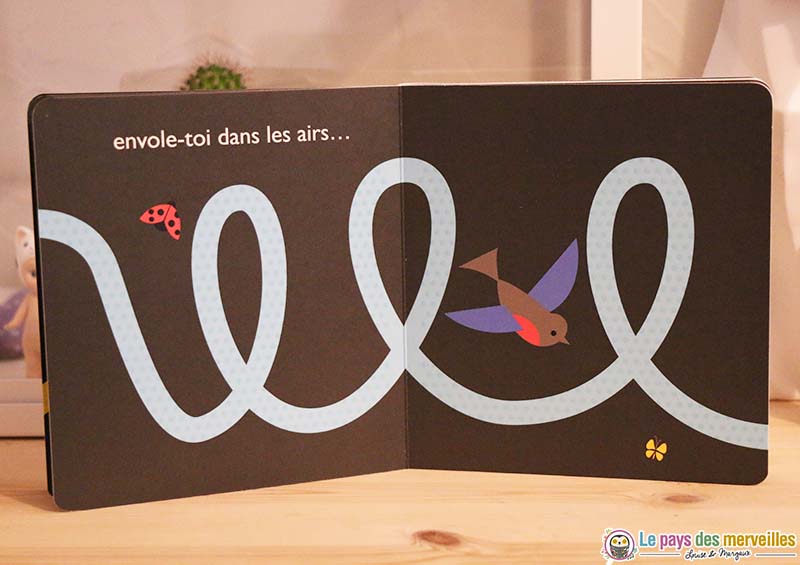 Chemin à suivre avec le doigt 