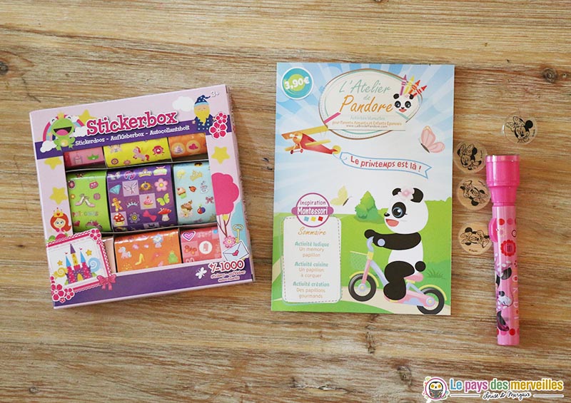 goodies et gourmandises de la box de Pandore