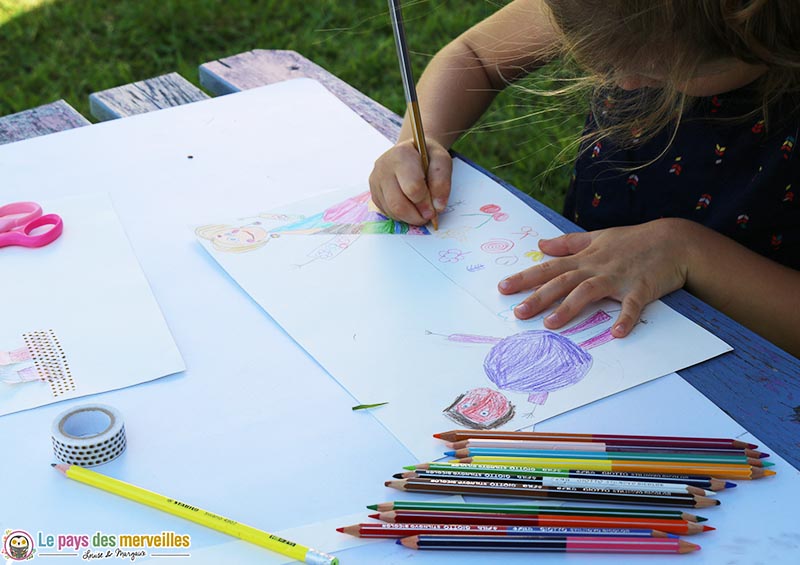 idée de dessin pour la fête des pères