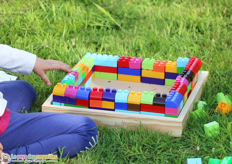 carré potager en bois pour les enfants 