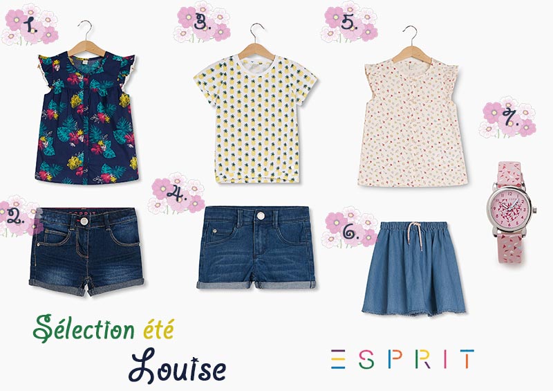 sélection mode été pour fille marque esprit 