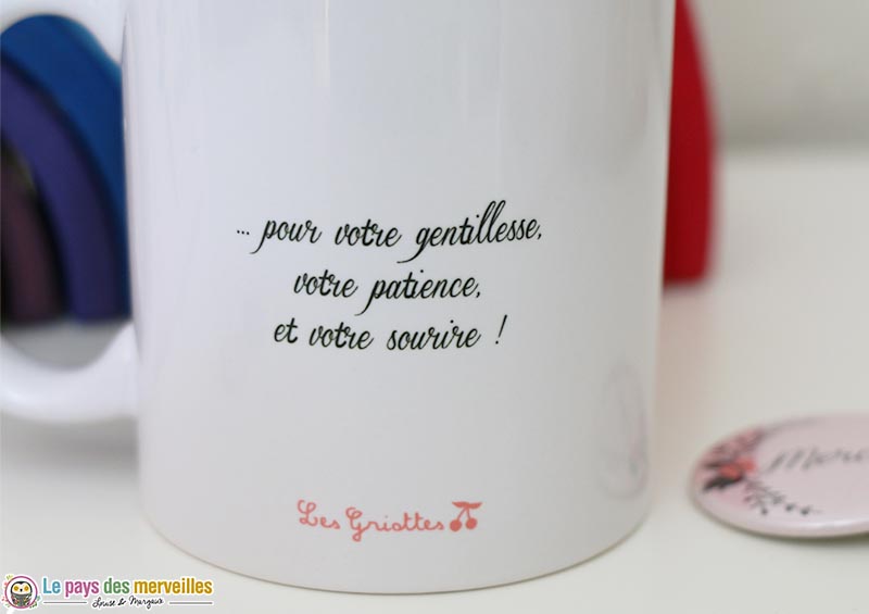 Tasse merci maîtresse Les Griottes