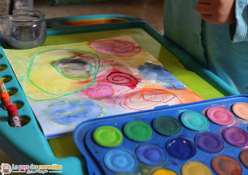 art visuel maternelle, grapshime les spirales 