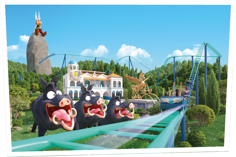 nouveautés du parc Astérix pégase express