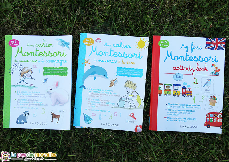 Cahiers d'activités Montessori