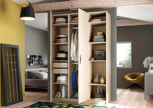 armoire de rangement sur mesure avec 1 porte 