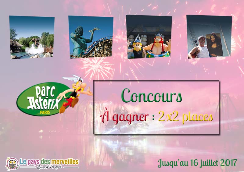 Concours pour gagner des places au parc Astérix