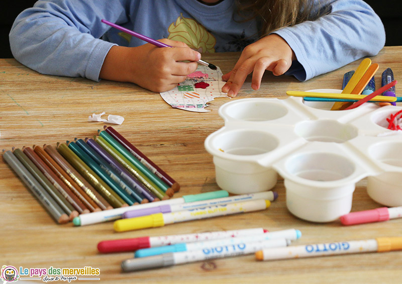 matériel créatif pour les enfants 