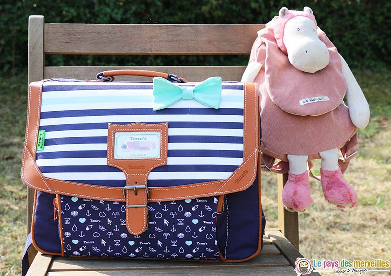 cartable Tann's pour le CP et sac Moulin Roty pour la petite section 