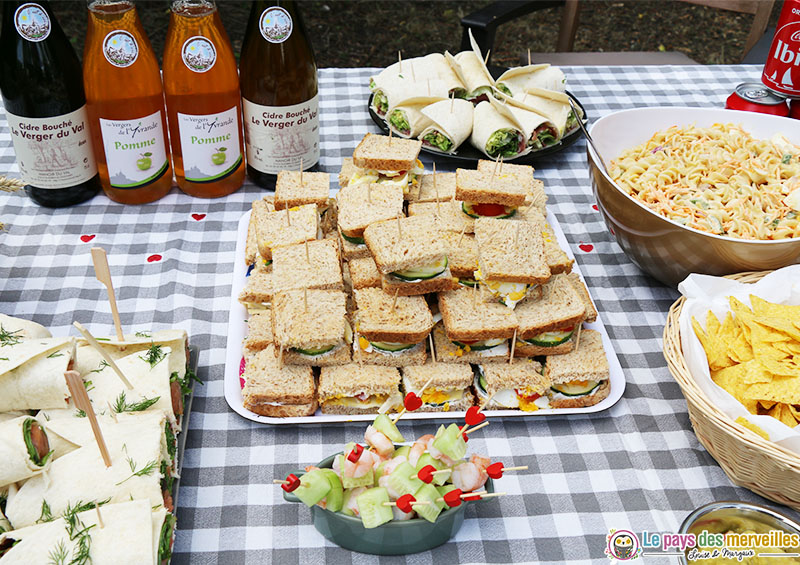 club sandwich crudités