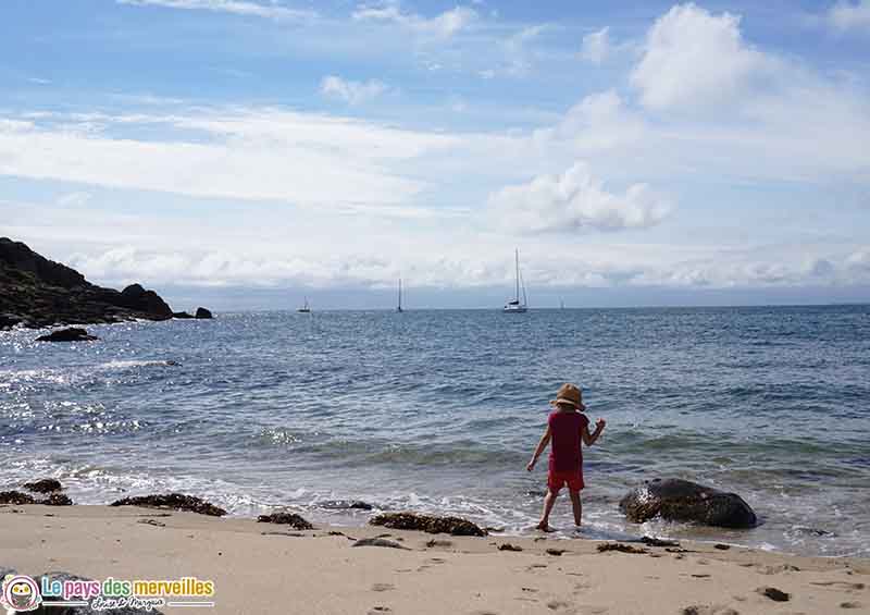 baignade sur l'ïle Chausey 