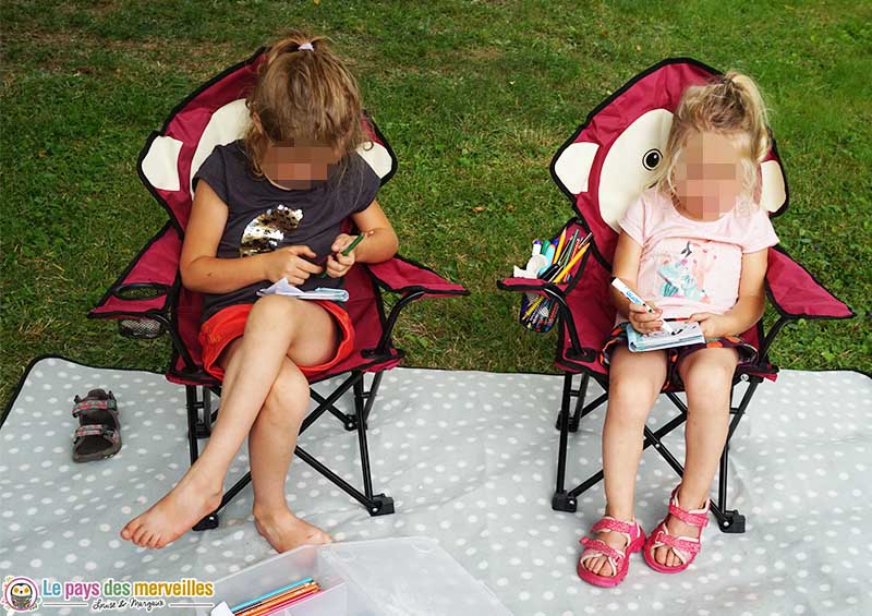 chaise de camping pour les enfants 