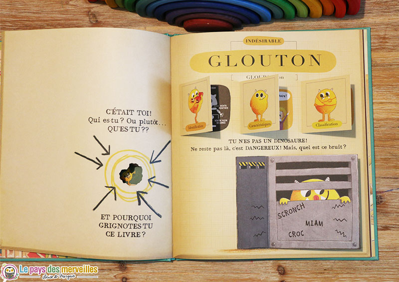 caractéristiques du monstre jaune Glouton