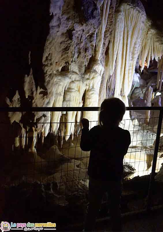 stalactites grottes des Canalettes