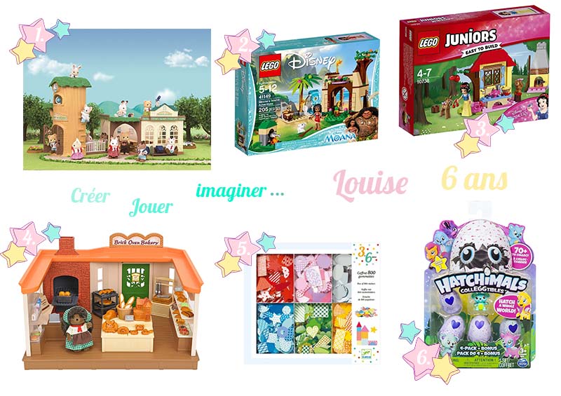 Wishlist des 6 ans de Louise (idées cadeaux)