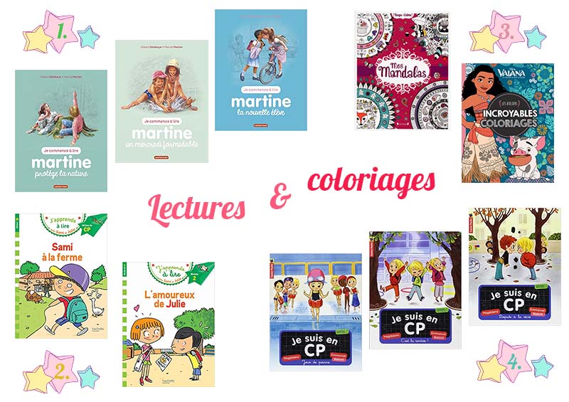 anniversaire 6 ans lectures et coloriages