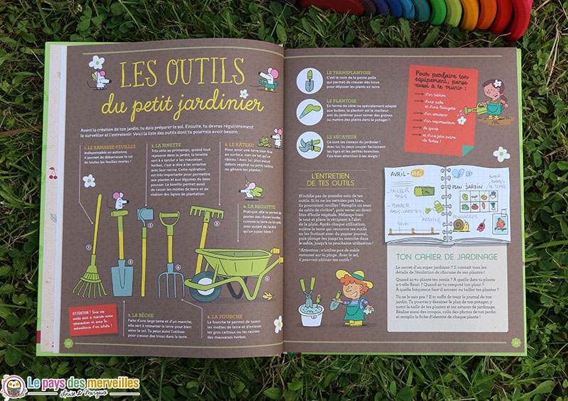 les outils du petit jardinier