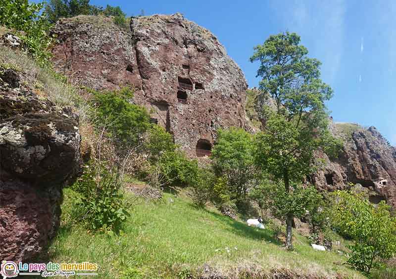 site troglodytes de Jonas