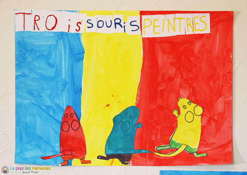 Trois souris peintre Cp 