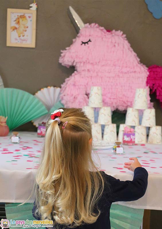 sweet table anniversaire licorne