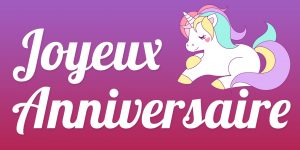 Anniversaire Licorne Pour La Fete D Anniversaire De Ses 6 Ans