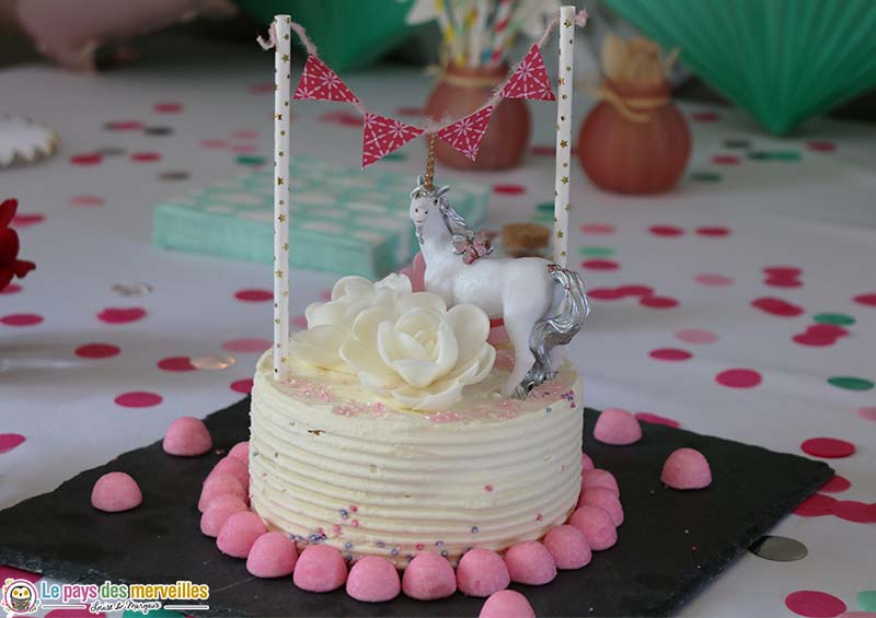 gâteau d'anniversaire licorne