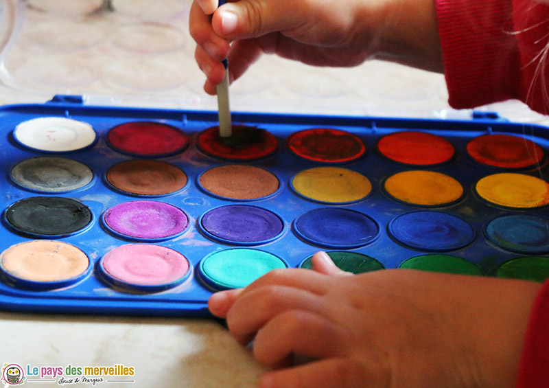 palette de peinture à l'eau Giotto 