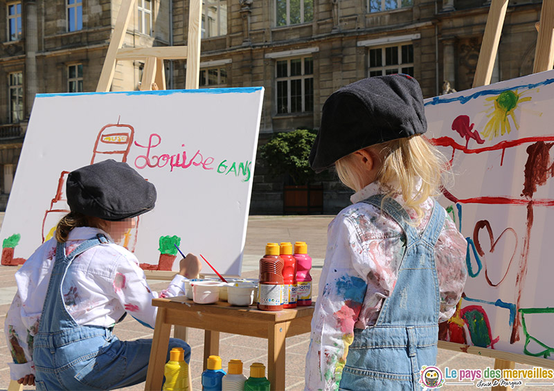 Peindre la réalité avec des enfants