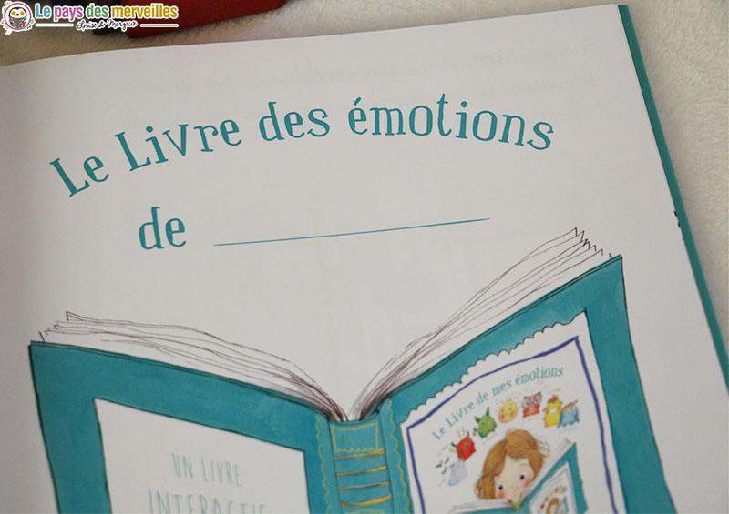 Livre sur les émotions de l'enfant