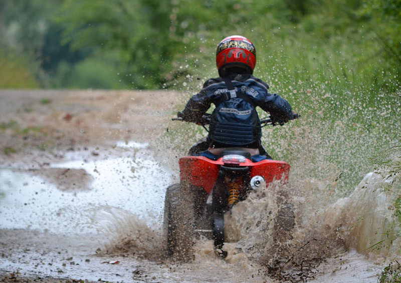 sortie quad avec les enfants 