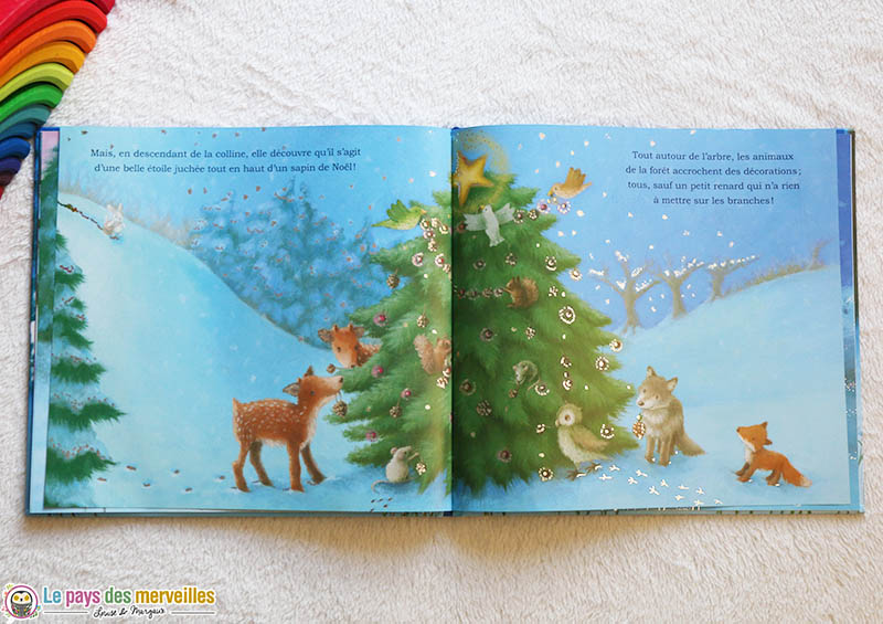 illustrations livre de Noël aux éditions Grund