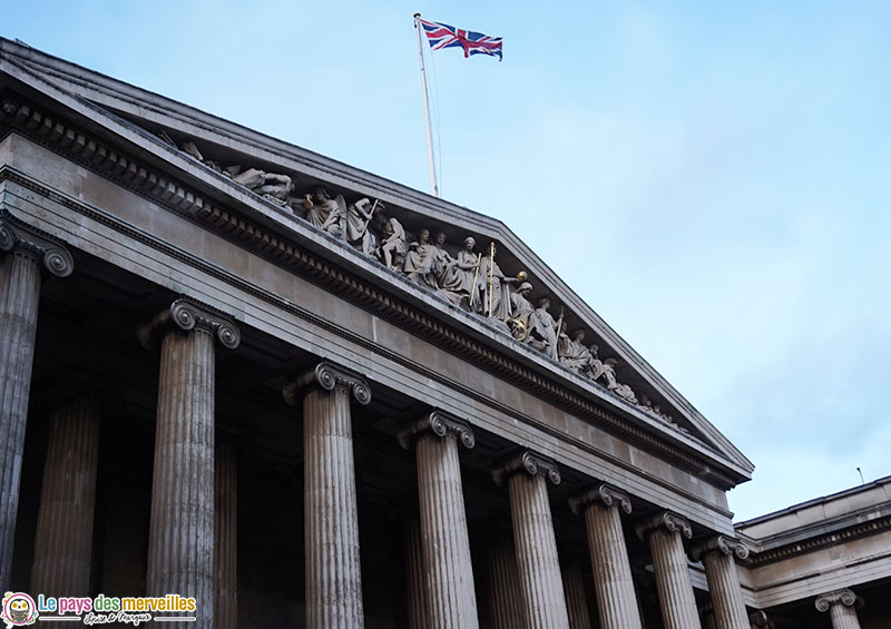 architecture du British museum de Londres